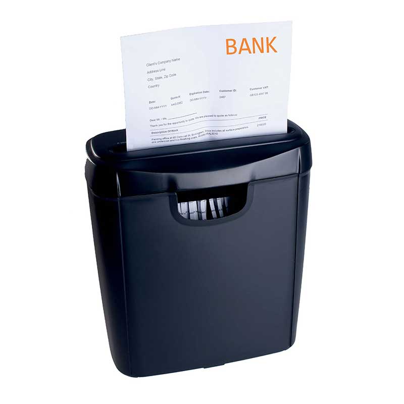 OS606S 6 Sheet Strip Cut Paper Shredder