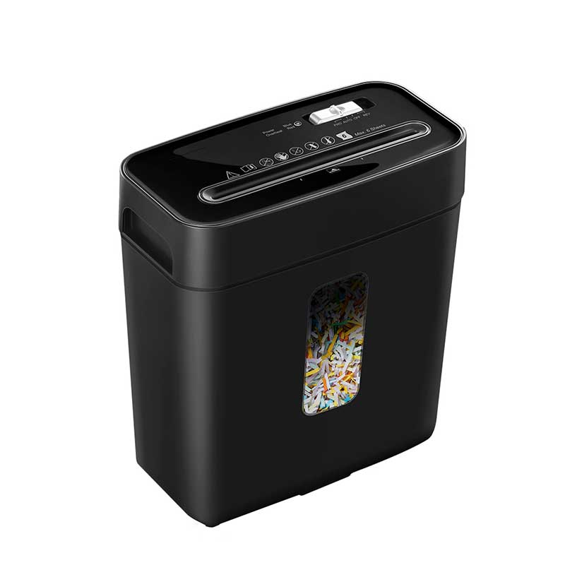 OS610C 6 Sheet Cross Cut Paper Shredder