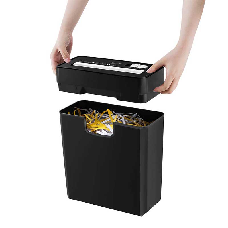 OS611S 6 Sheet Strip Cut Paper Shredder