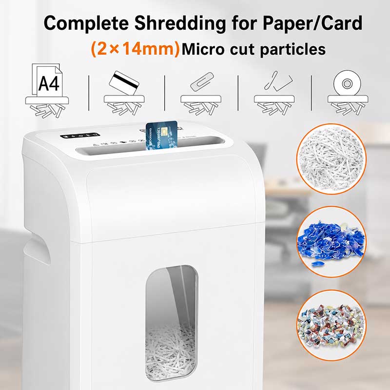 OS1501-9M 9 sheets micro cut shredder