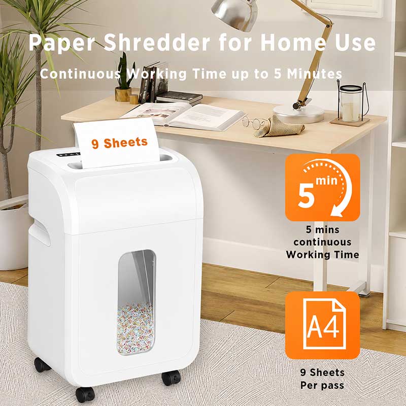 OS1501-9M 9 sheets micro cut shredder
