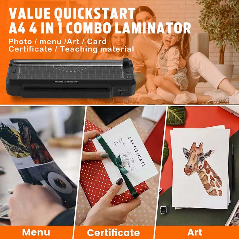 OL292 A4 hot and cold laminating machine