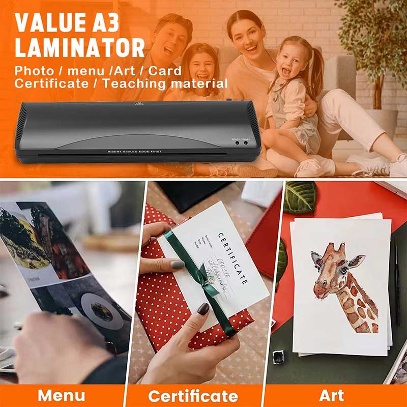 OL382 Hot and Cold A3 Laminator