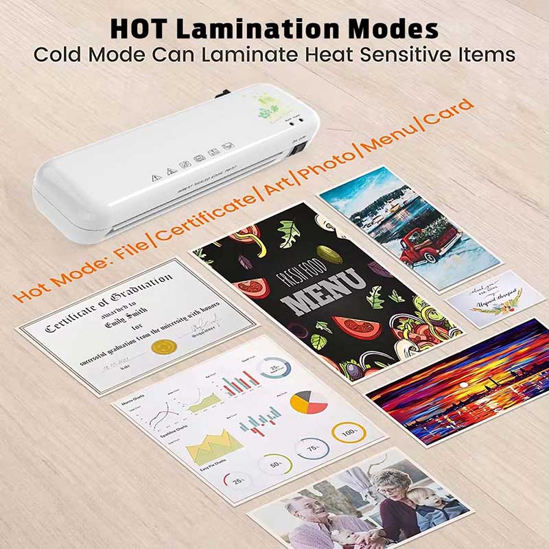 OL285D Hot and Colr A4 Laminator