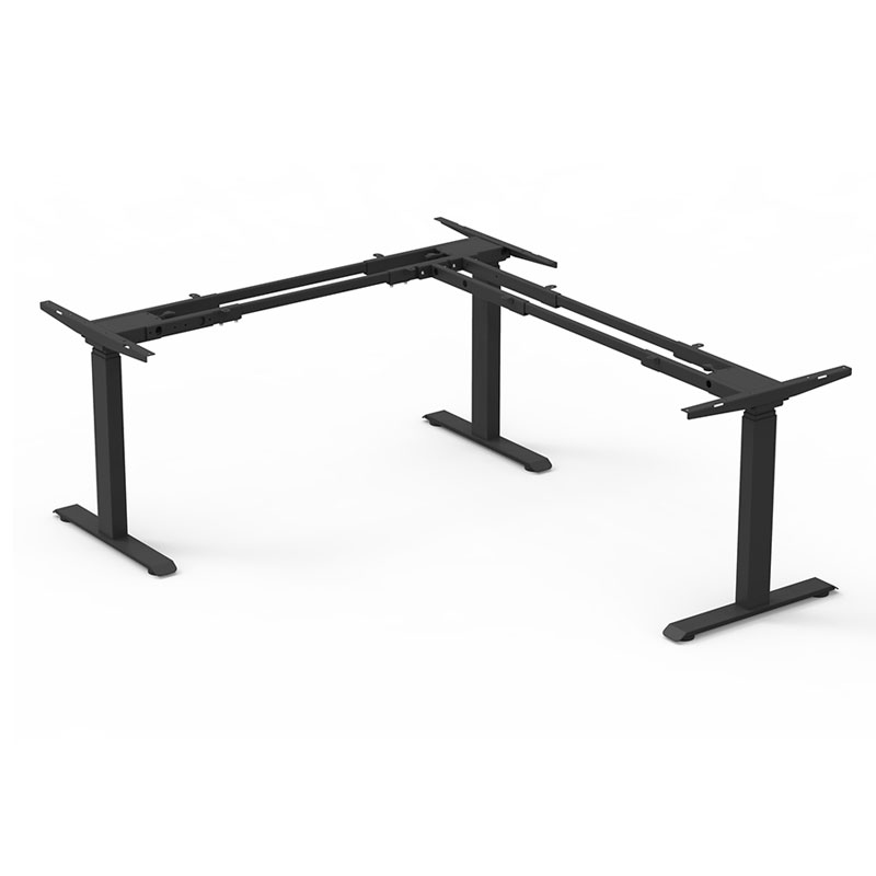 L Shape Standing Desk Frame