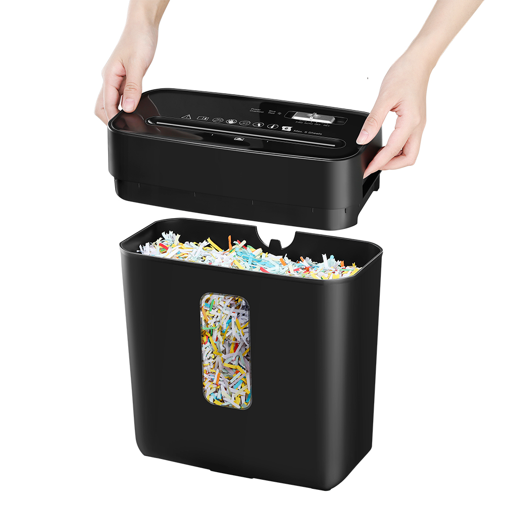 OS610C 8 Sheet Cross Cut Paper Shredder