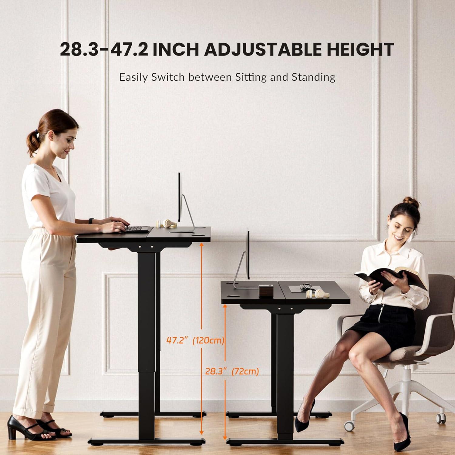 ED7-F Dual Motor Standing Desk Frame