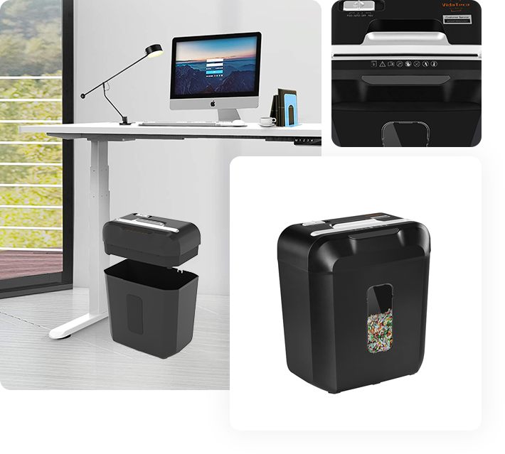 9 Sheet Micro Cut Office Work From Home Paper Shredder Machine